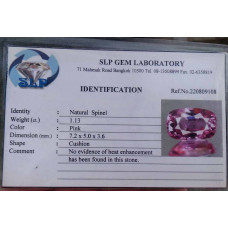spinel 1,13 ct.